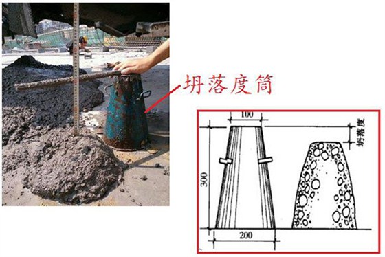 砼的坍落度檢測(cè)